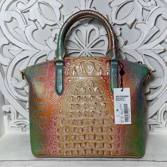 Brahmin Bags Brahmin Multi Abalone Duxbury Satchel Tricolor Cobra